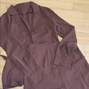 Elegant Women's Brown Jacket